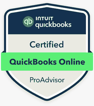 Intuit QuickBooks Certified QuickBooks Online ProAdvisor badge