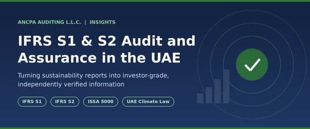 IFRS S1 and S2 and the financial statement audit in the UAE